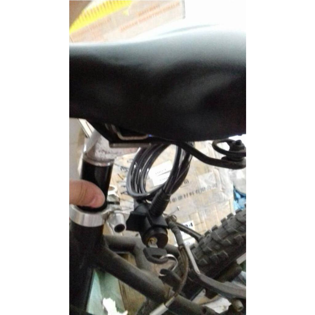 Kunci gembok sepeda spiral sepeda lock murah grosir bicycle gembok
