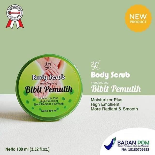 BODY SCRUB BIBIT PEMUTIH BY SYB ORIGINAL BPOM