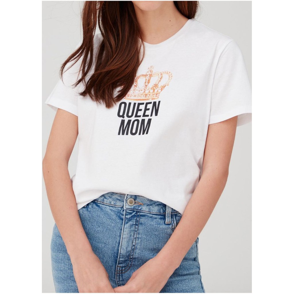 OVS Queen Mom T-Shirt  - Baju Wanita - Pakaian Wanita - 548280 - Agogeo
