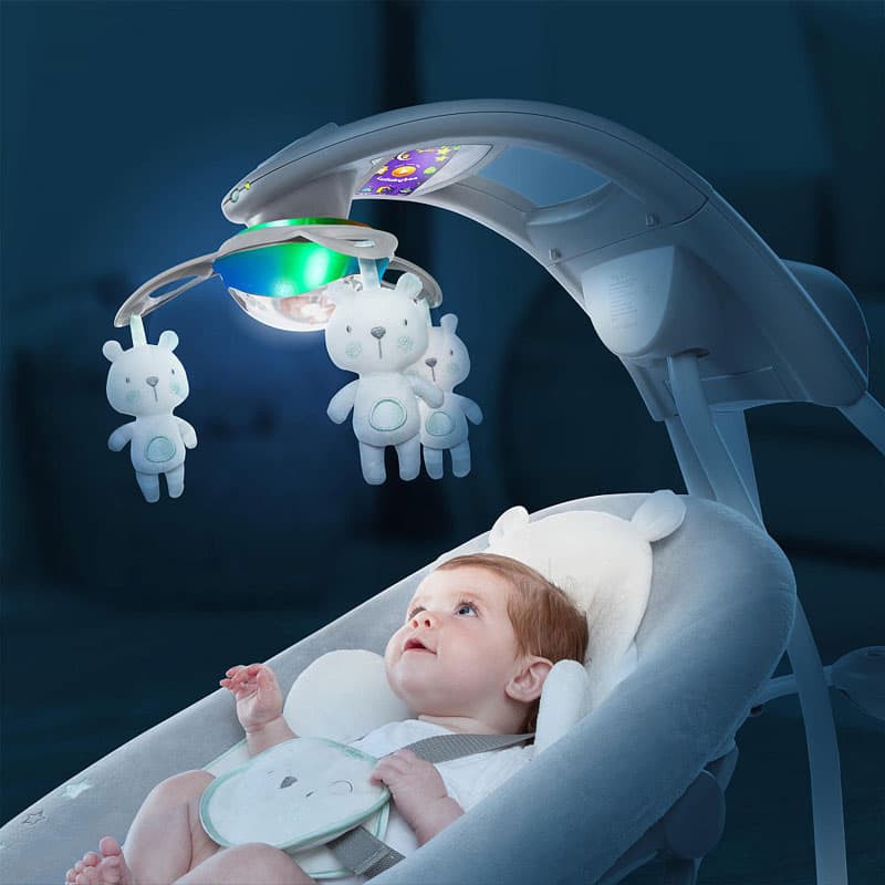 ingenuity twinkle teddy bear swing
