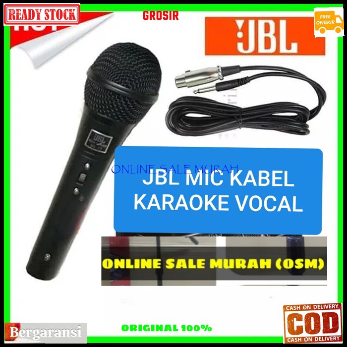 G30 Jbl mic kabel dynamic legendary GE30 mik cable karaoke vokal vocal musik Microphone audio sound system pengeras suara pro profesional mikrophone legendaris  BISA DI GUNAKAN DI SEGALA JENIS SOUND SYSTEM TERBUAT DARI BESI metal 1 Mic kabel 4-5 meter  Su