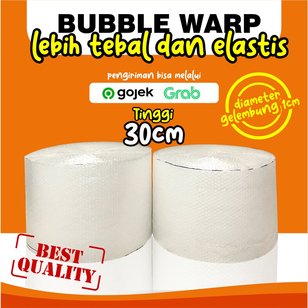 Bubble Wrap Potongan 30cm x 50m