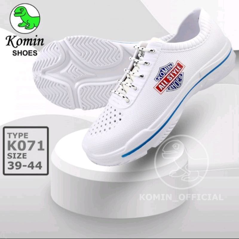 Sepatu Hitam dan Putih Keren Murah 39-44