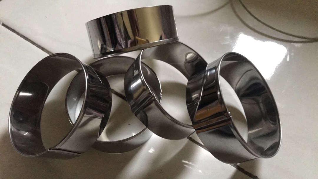 Ring Roti Ring Burger Ring Mousse Ring Tartlet Ring Cutter Round Bulat 5pcs