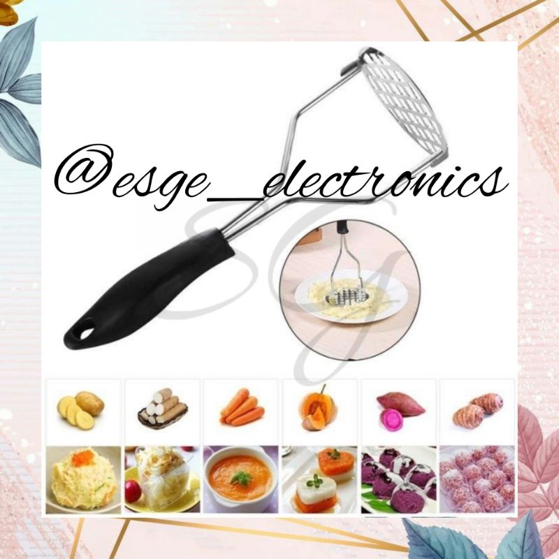 ESGE PENEKAN DAGING BURGER PELUMAT KENTANG PENEKAN KENTANG POTATO MASHER POTATO MASH PENGHANCUR KENT