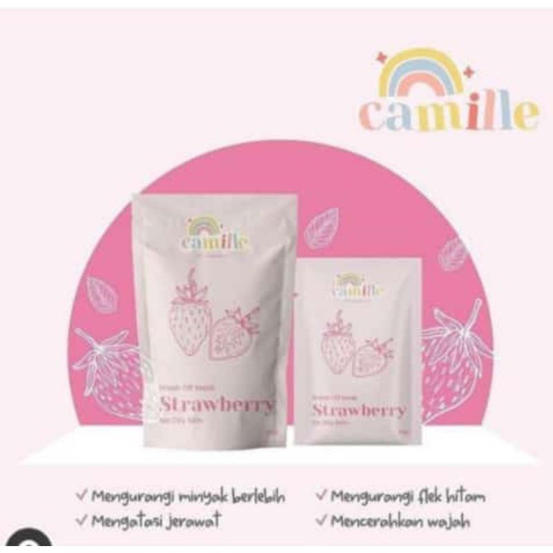 Camille Beauty NadShavv AGENT RESMI PUSAT❤️Langsung Kirim CAMILLE BEAUTY 65gr❤️Bpom Register-Strawberry