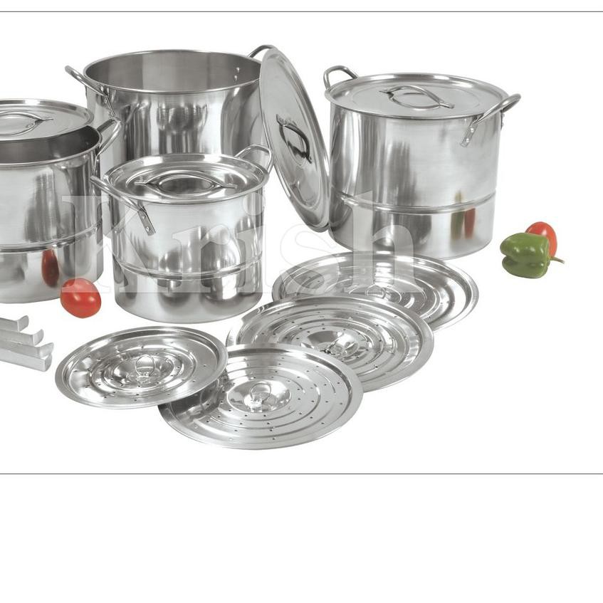 ☉ Panci Set Stock Pot Steamer 555 (NAGAKO) ♣