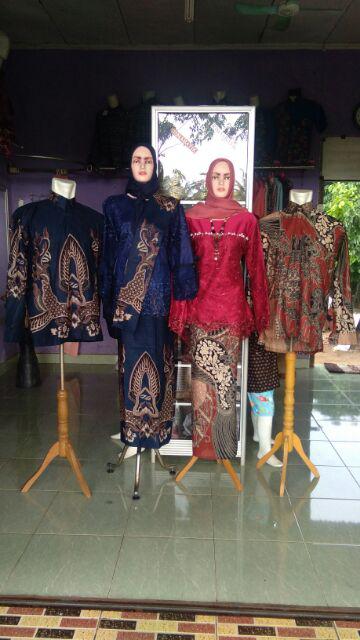 Jumbo/standar Bisa Pisah Couple Batik Anjani Kebaya Set