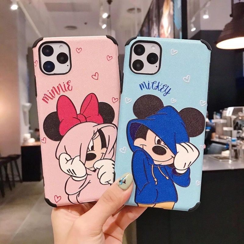 TPU CASE FOR VIVO Y20 Y30 SAMSUNG J2PRIME DLL REDMI 6A 9A 9C INFINIX SMART 5 -LEATHER CASE MINNIE