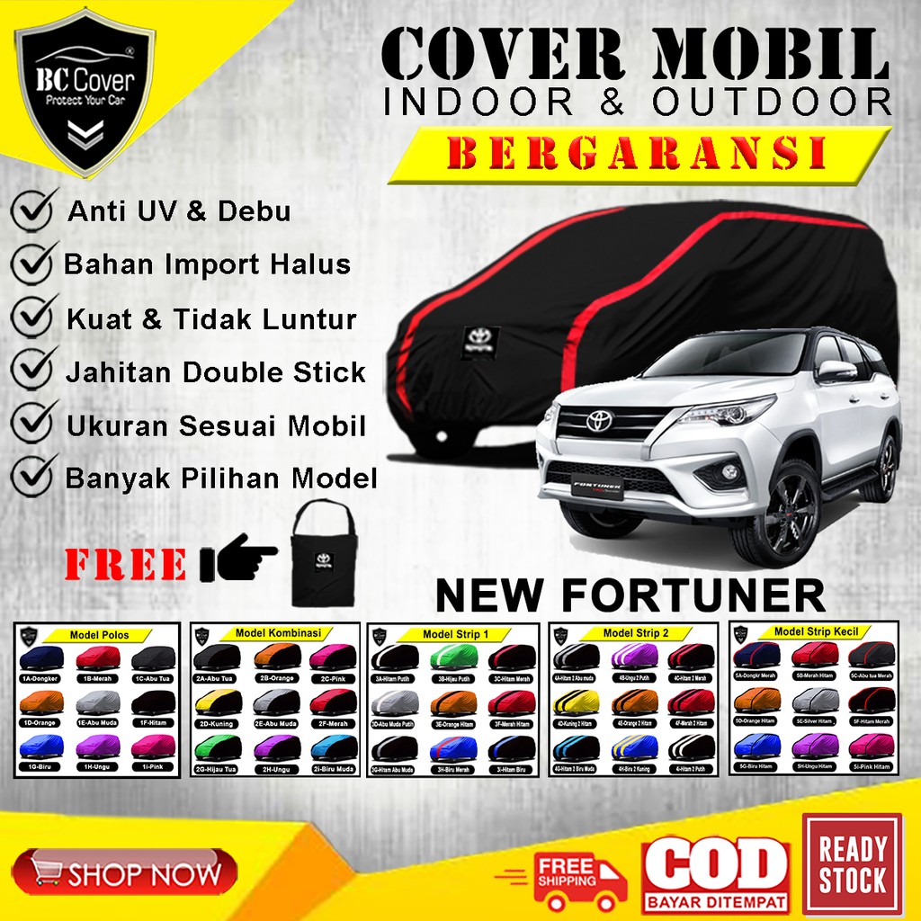 Body Cover Mobil Fortuner VRZ / Sarung Mobil Toyota Fortuner GR / Selimut Pelindung Jas Mantol Kerudung  Mantel Tutup Penutup Mobil All New Fortuner Outdoor