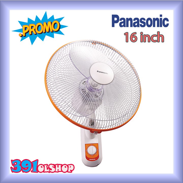 Kipas Angin Tempel Tembok Panasonic EU-409 Kipas Angin Dinding Wall Fan 16 inch