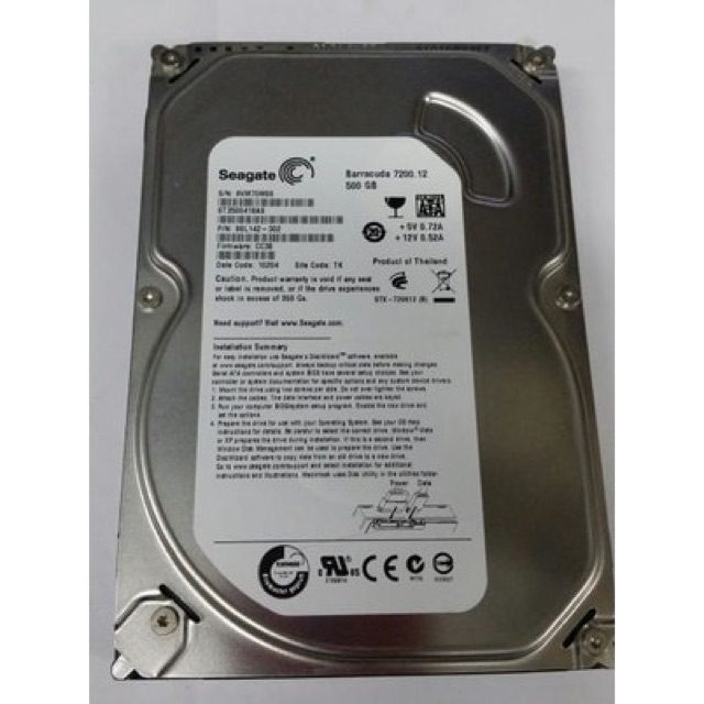 Harddisk 500GB merk Hitachi (2biji)