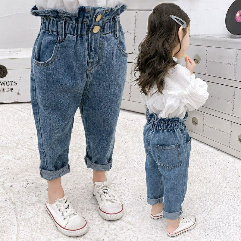 Celana Jeans Haigh Waist Anak Celana Panjang Anak Perempuan