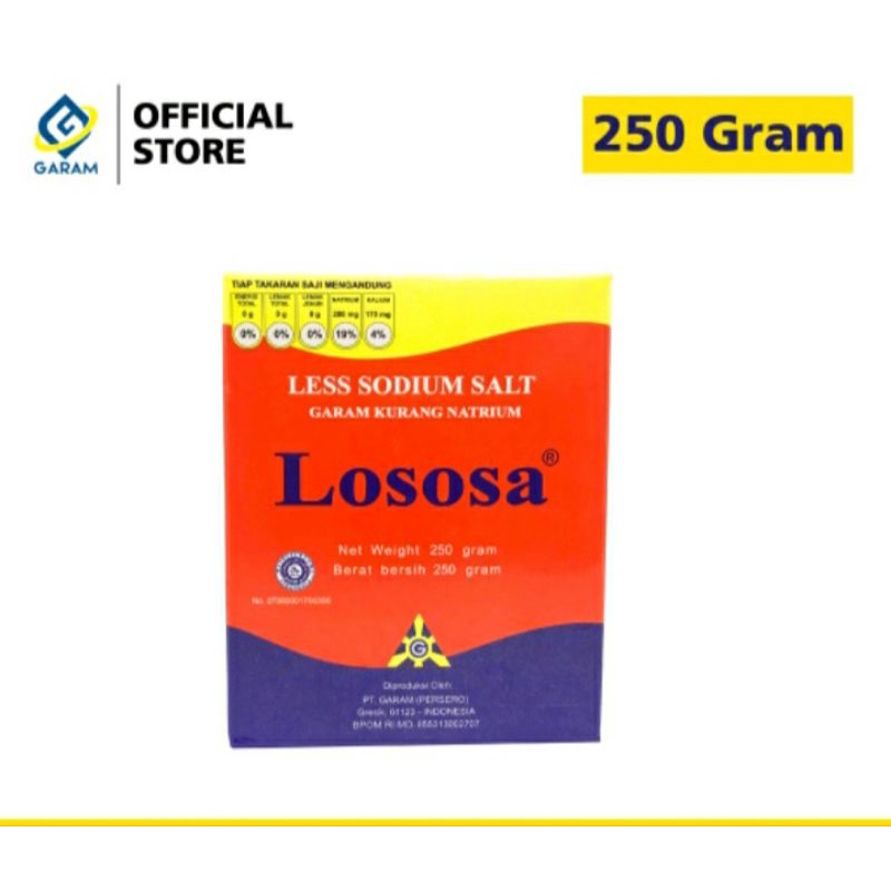 

Garam diet Lososa 250gr semarang