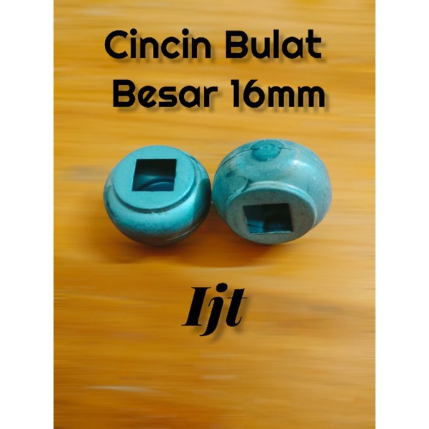 Ornamen Pagar Besi Cincin Bulat 16 mm / Gentong Besar