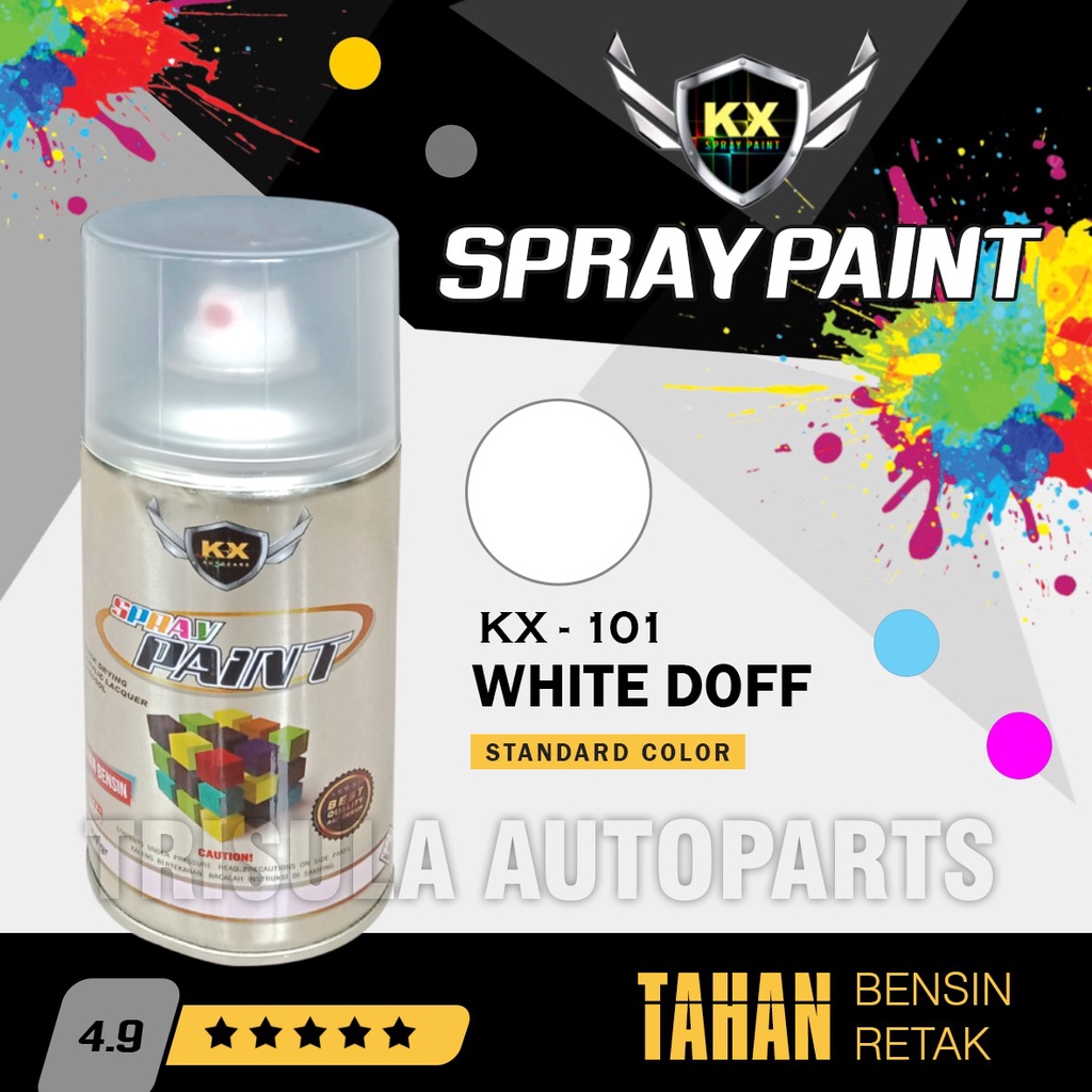 

Cat Semprot Aerosol / Pylox KX Autocare Paint - KX 101 WHITE DOFF