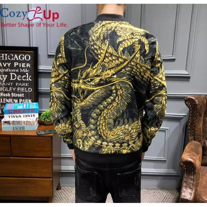 Jaket Sukajan Jepang  Printing Jaket Sukajan Yakuza Jepang