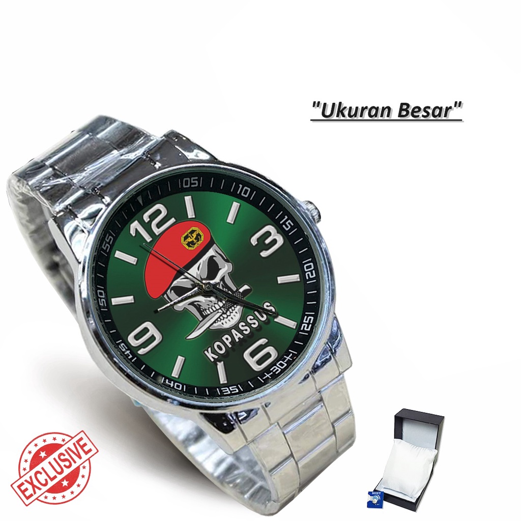 Jam Tangan Rantai Couple KOPASSUS 01 (Keren)