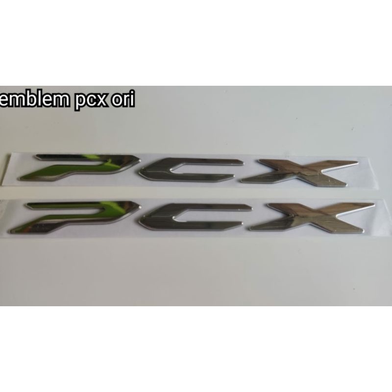 EMBLEM MOTOR PCX, BEAT,VIXION , SCOOPY ,AEROX ORI TIMBUL TERBAIK