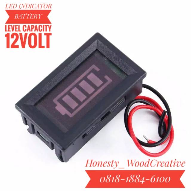 INDICATOR BATTERY CHARGER LITHIUM LED POWER LEVEL 12VOLT