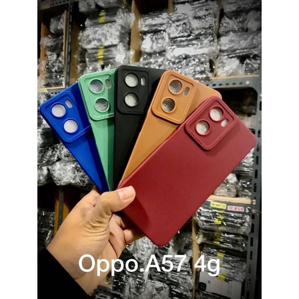 SOFTCASE MACARON PRO CAMERA FOR OPPO A57 4G Realme C30/Silikon Pro Camera oppo A57 4g Realme C30