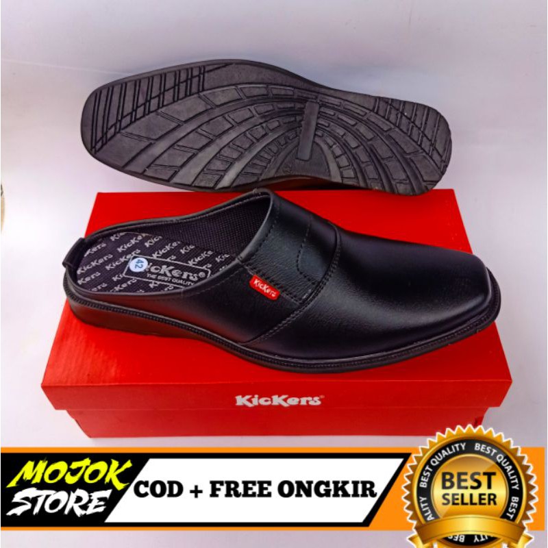 Sepatu Slop Kulit Kickers Terbaru (Bayar Ditempat)