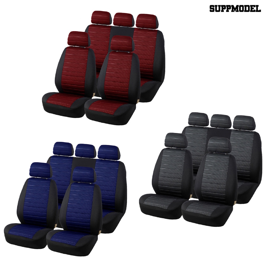 Suppmodel 1 Set Cover Pelindung Jok Mobil SUV Universal Bahan Breathable Bisa Dicuci