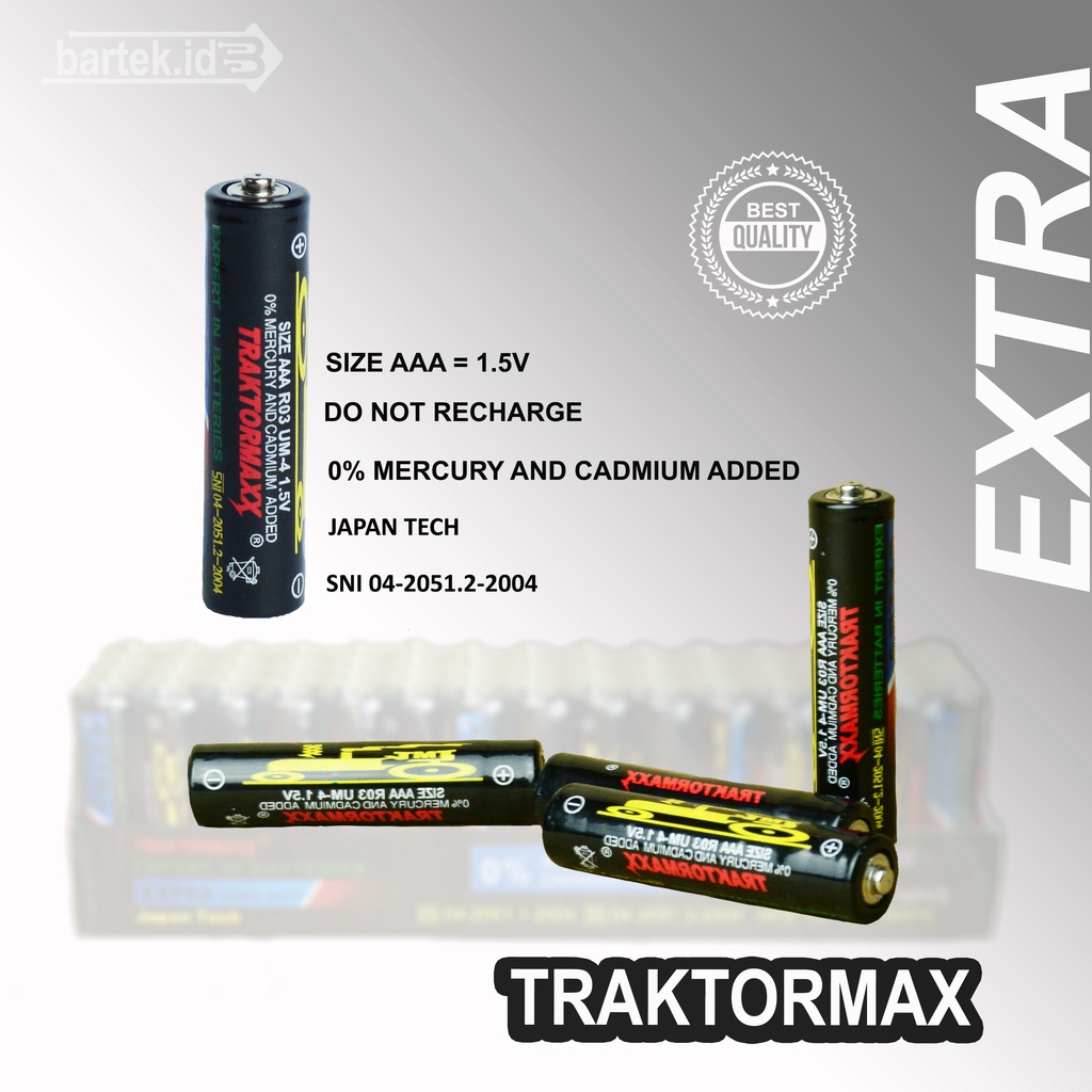 batre remot / baterai A3 / batre AAA / batre mainan