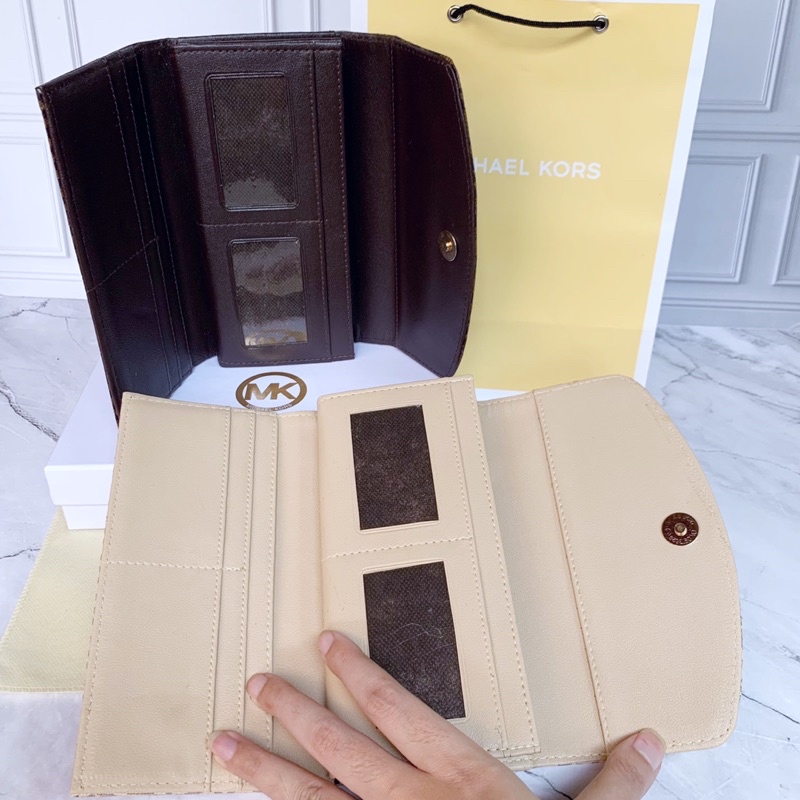 Dompet wanita MK TUTUP OVAL PREMIUM FREE BOX + PAPERBAG