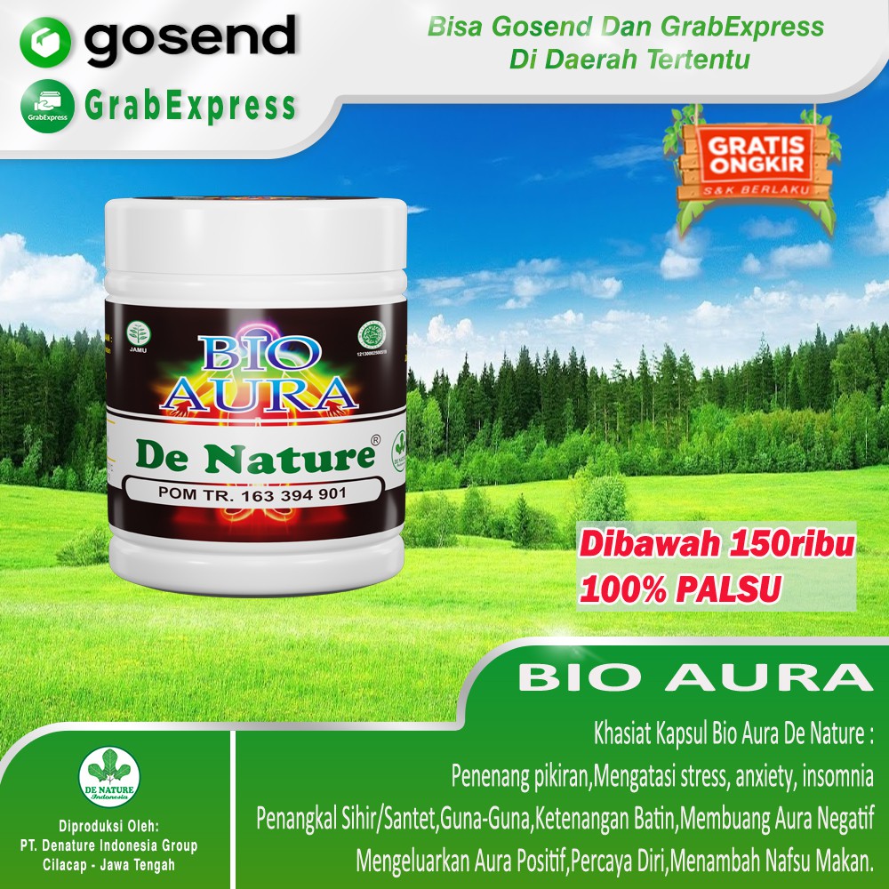 Jual Herbal Bio Aura Obat Depresi Susah Tidur Gelisah Panik Insomia