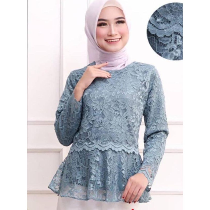 kebaya brukat / outfit kondangan / kebaya set / kebaya kekinian