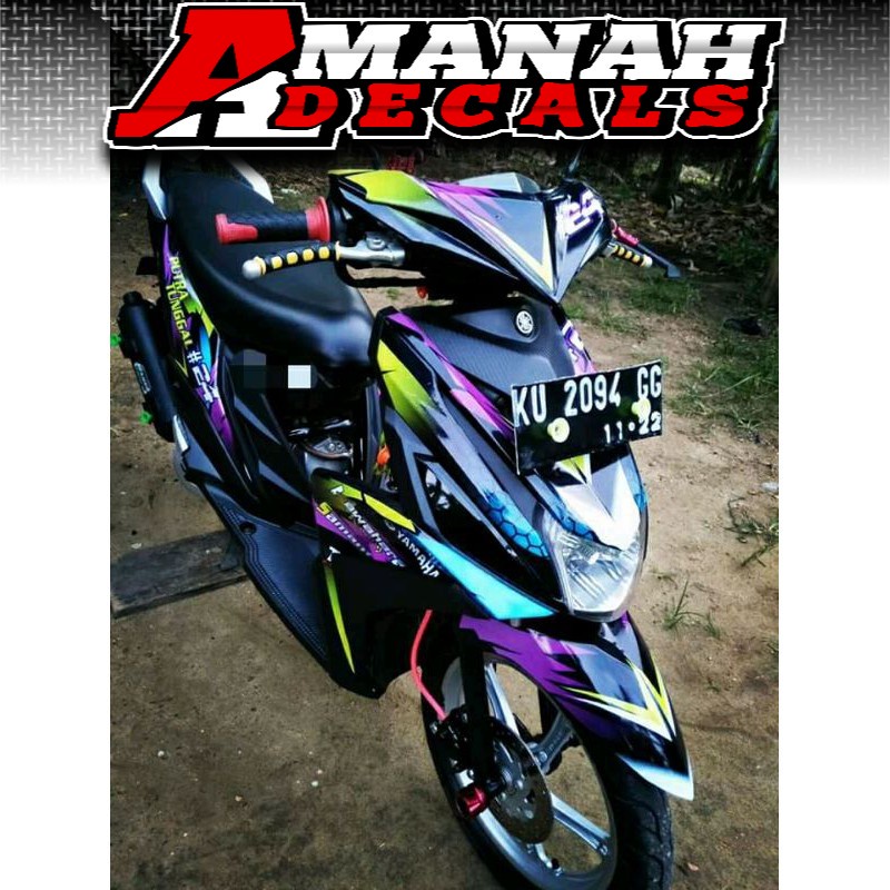 Decal stiker Mio M3 Racing HOLLOGRAM