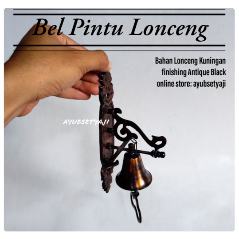 Bel Pintu Lonceng Kuningan Bel Rumah Lonceng kerucut kuningan Brass antik klintingan krincingan Bel 