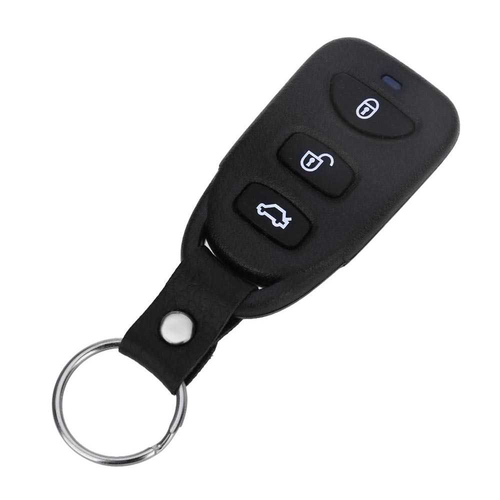 Eunavi Keyless Remote Control Wireless Door Lock Mobil - 124908-Hitam