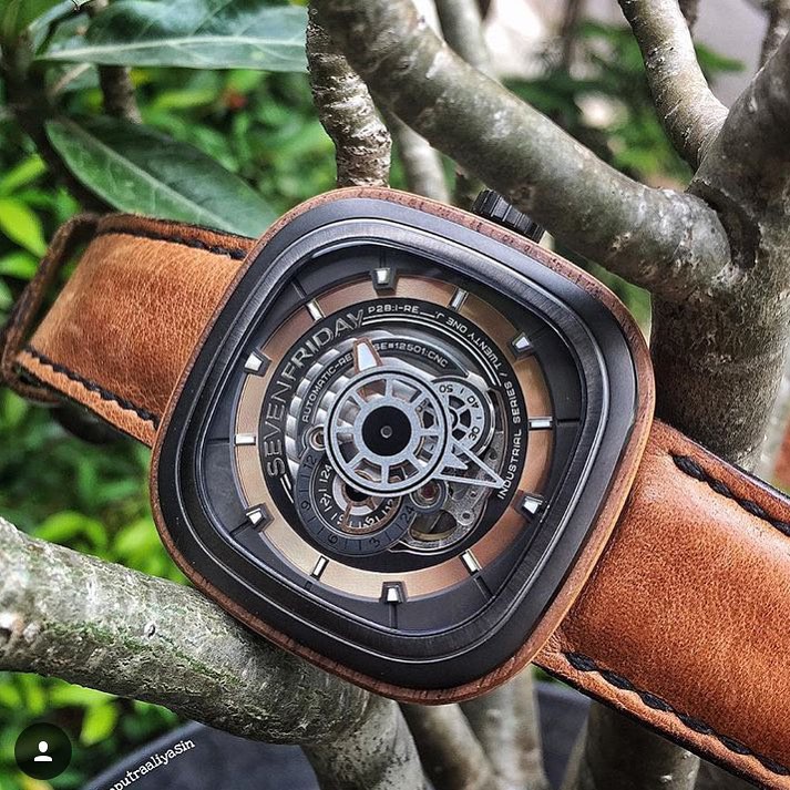 Strap Terlaris Gunny Straps Bruno Untuk Sevenfriday Q3/05 S1/01 S2/01 S3/01 S3/02 Warna Coklat