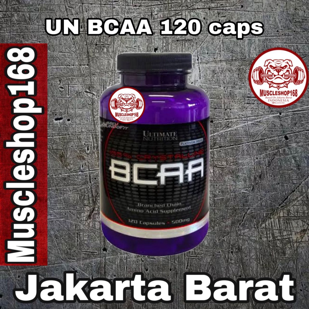 UN Ultimate Nutrition BCAA 500 Mg 120 Caps Kapsul