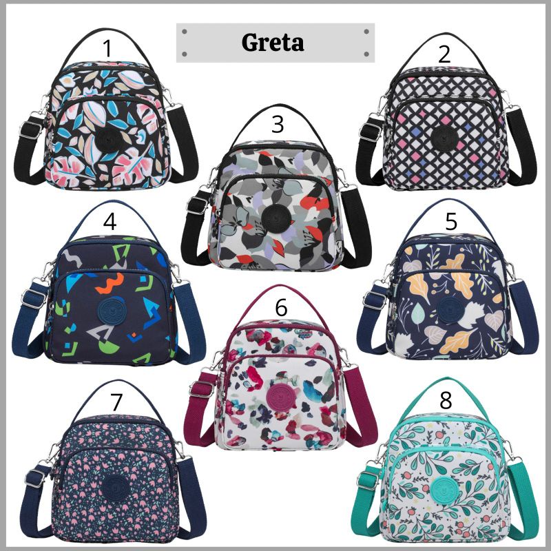 YUESITE GRETA ORIGINAL TAS WANITA 3in1 TENTENG SELEMPANG RANSEL KECIL SMALL CYUTEBAGS