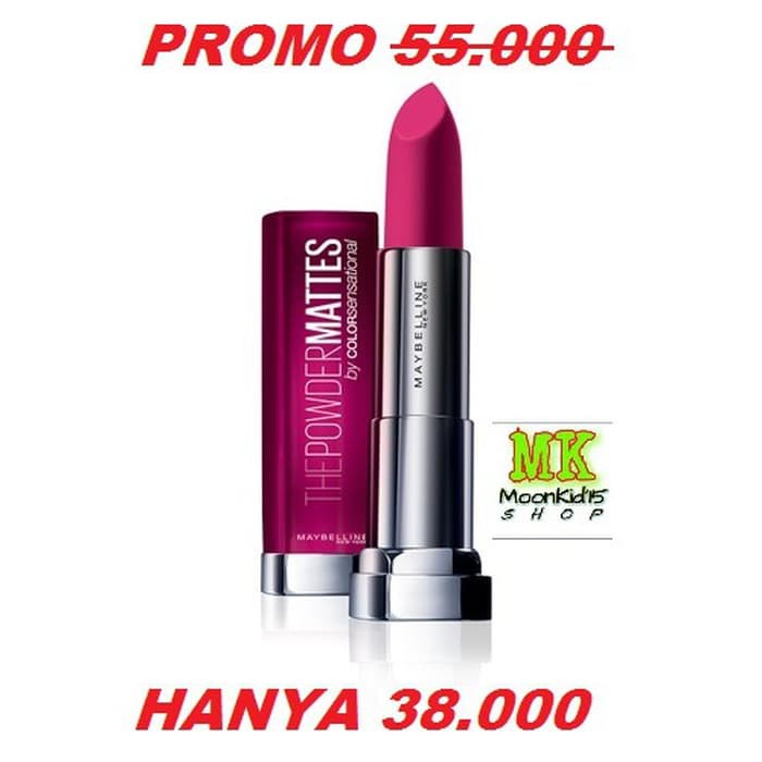 Original Maybelline Color Sensational Powder Matte Lipstick Maybeline