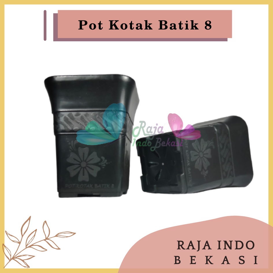 Pot Kotak Sofi Batik 8 Cm Hitam Tebal Pot Kaktus Mirip Juos Juoss Mini Pot Kotak Tinggi 8 10 Cm Bunga Artificial