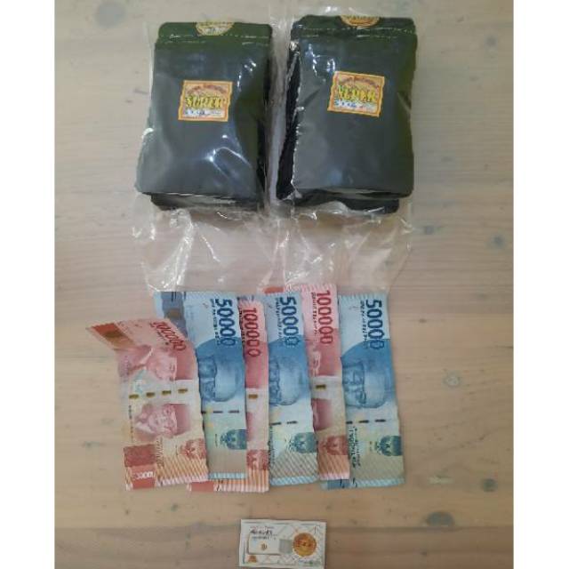 BARU 1 BAL Snack Berhadiah Uang Duit SUPER Kacang Atom Bumbu