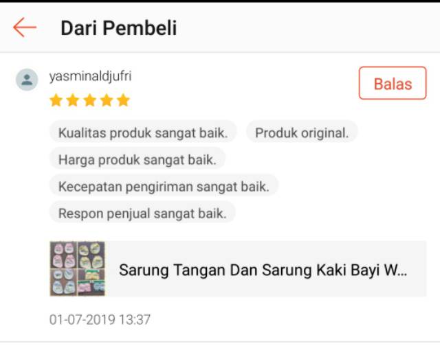 Sarung Tangan Dan Sarung Kaki Bayi Warna