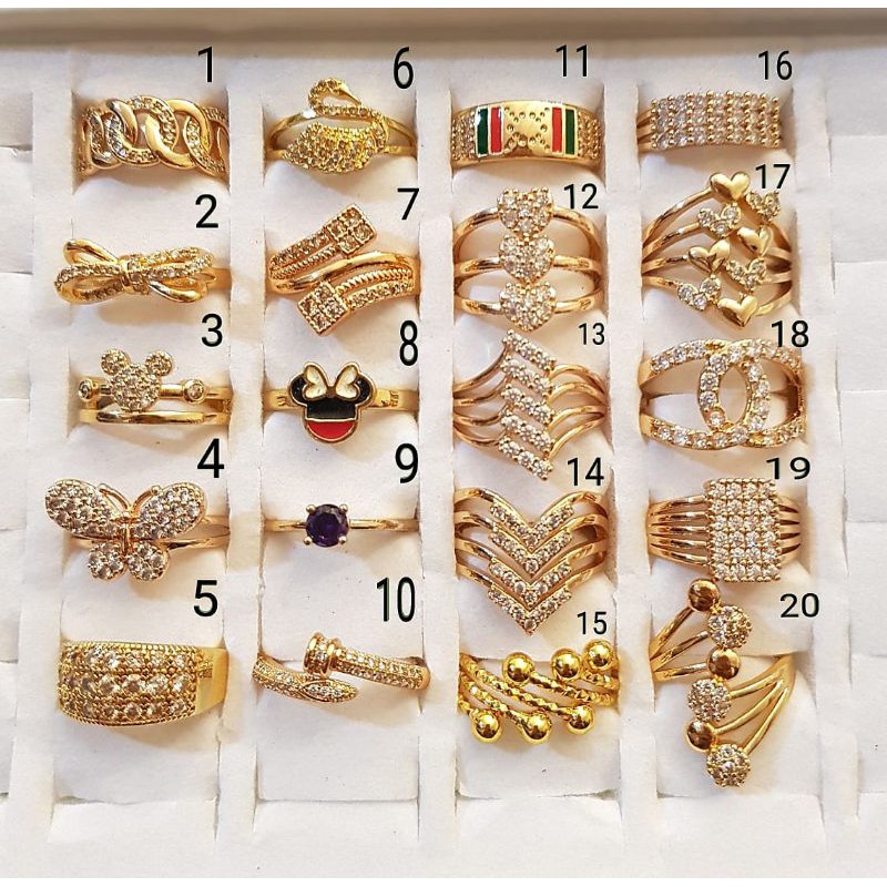 Cincin Wanita Xuping Top Murah Mewah RANDOM H273