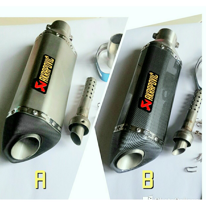 Knalpot Akrapovic Hexagonal Titanium Import (Silencer Only)
