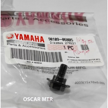 Baut Slebor Spakbor Belakang Yamaha XMAX 250  / 90109-068B5 * YGP 100 % ORIGINAL