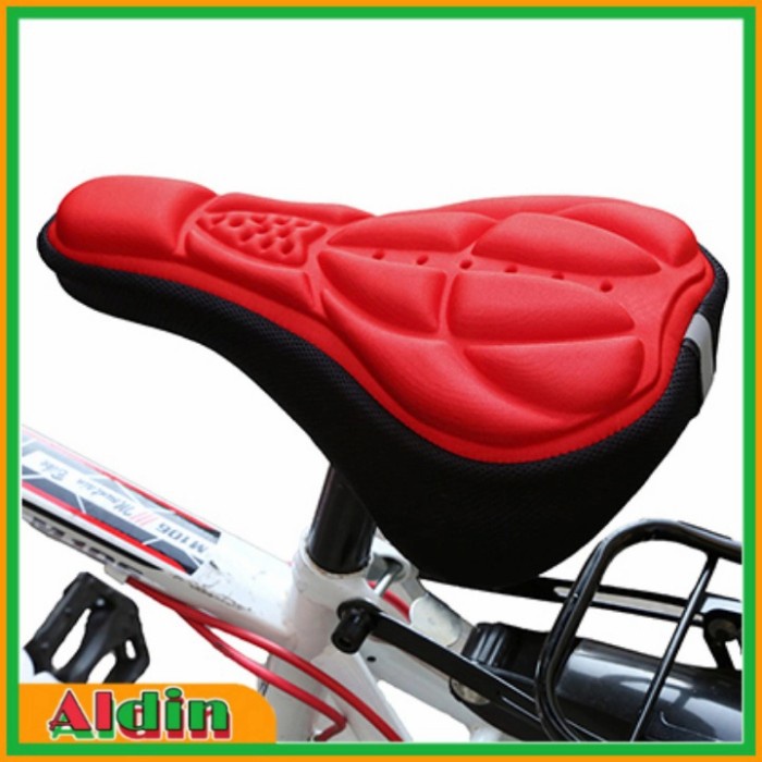 Cover Jok Sadel Sepeda Sporty Silicone &amp; Sponge - Hitam
