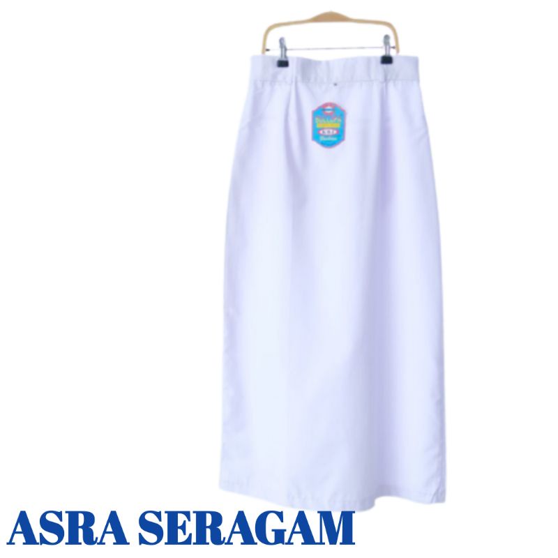 Rok panjang span polos putih rok sma span putih