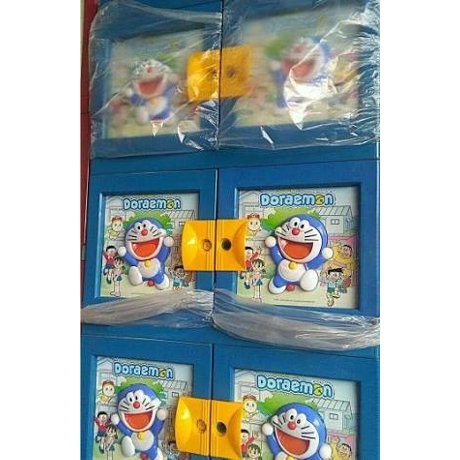 Lemari Plastik Lemari Pakaian NAIBA DORAEMON SUSUN 3