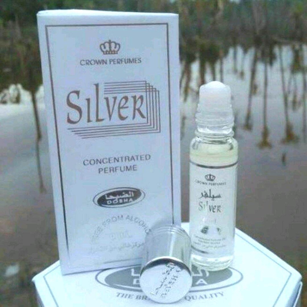 Parfum SILVER Dobha Kemasan 6ml Roll On Non Alkohol