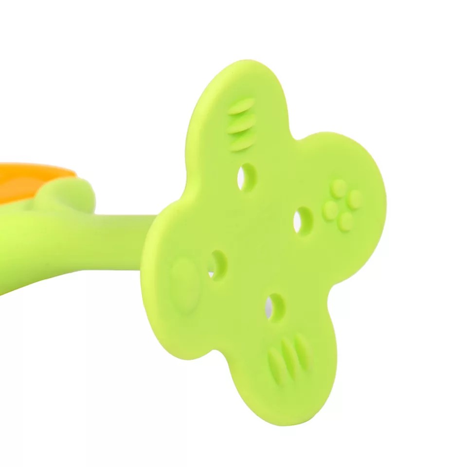 Teether Baby Fruit / Mainan Gigit Bayi Motif Buah Aman / Empeng Bayi Teeth Development Aman Foof Gra