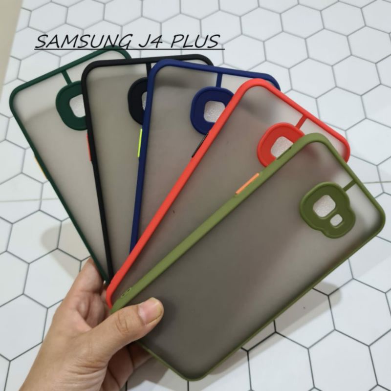Slikon terbaru Samsung J4 Plus/ J6 Plus Case Dove Matte Mychoice